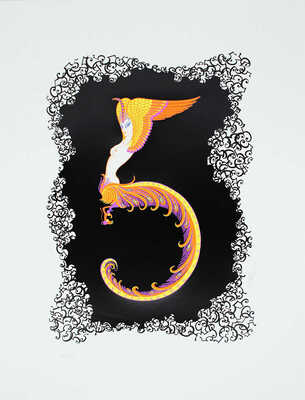 Эрте (Тыртов Роман Петрович). Цифра 5 